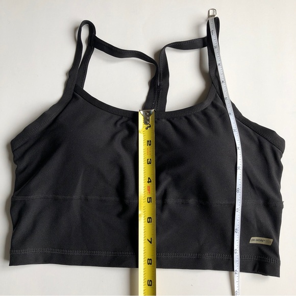 NEW Cami Bralette Racerback Straps Removable Pads Small Black Women NWOT - Picture 10 of 16